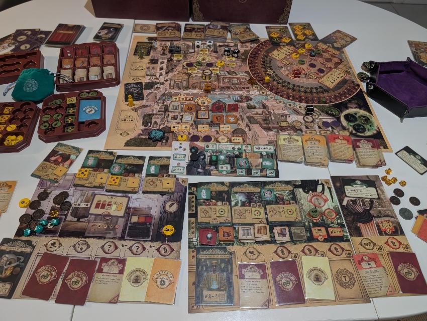 Trickerion: Collector's Edition on the table, photo by Kabra