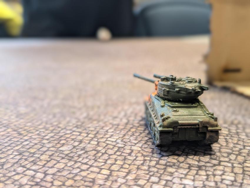 What A Tanker! on the table, photo by Brandon Storm