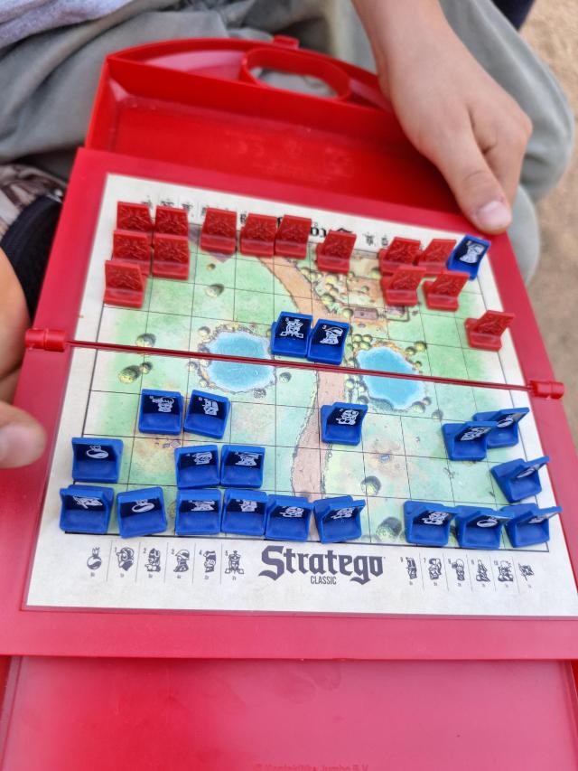 Stratego on the table, photo by Artur Rodríguez Coma