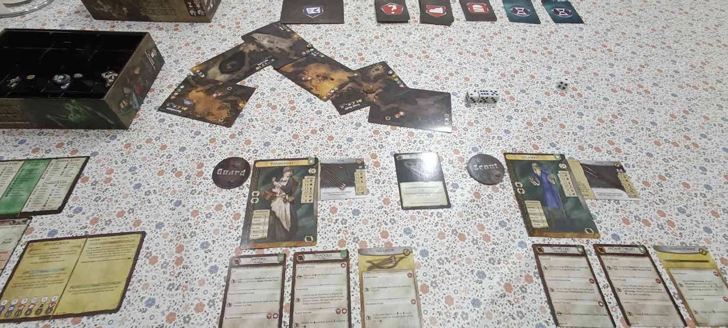 Legends Untold: Weeping Caves Novice Set on the table, photo by Viafora - Francesc