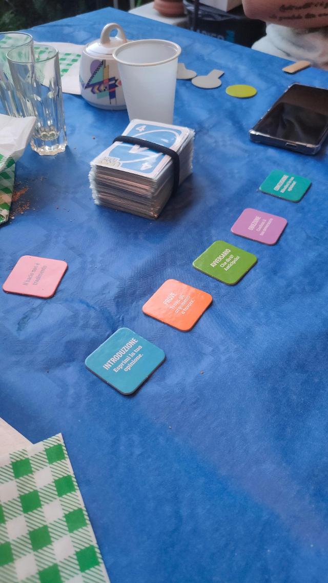 Dibattito on the table, photo by Xerta