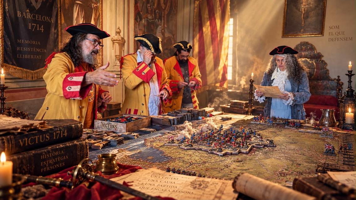 Victus: Barcelona 1714 pöydällä, kuva: Vidsolo