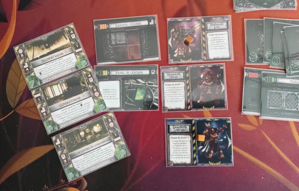 Space Hulk: Death Angel – The Card Game on the table, photo by David Ayala Saiz