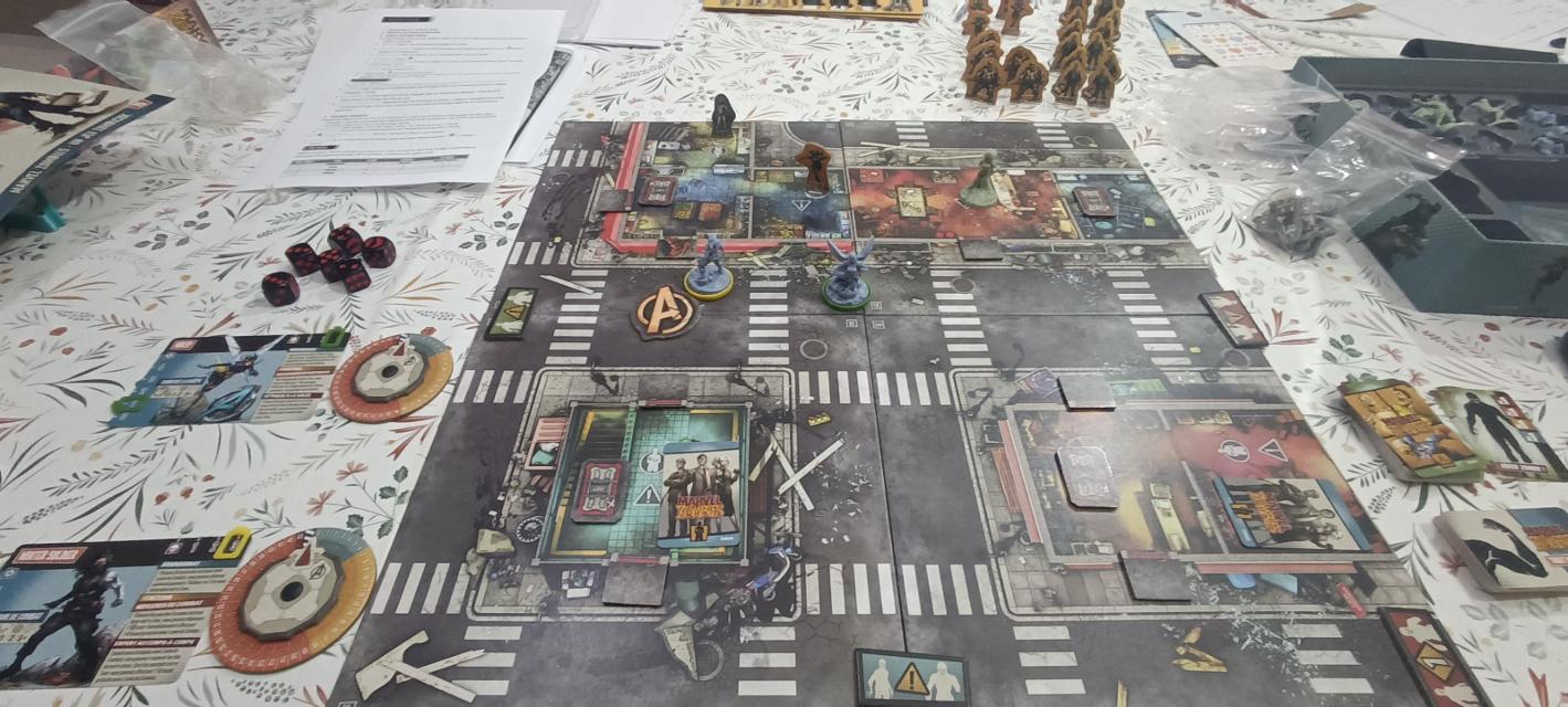 Marvel Zombies: Heroes' Resistance on the table, photo by Viafora - Francesc