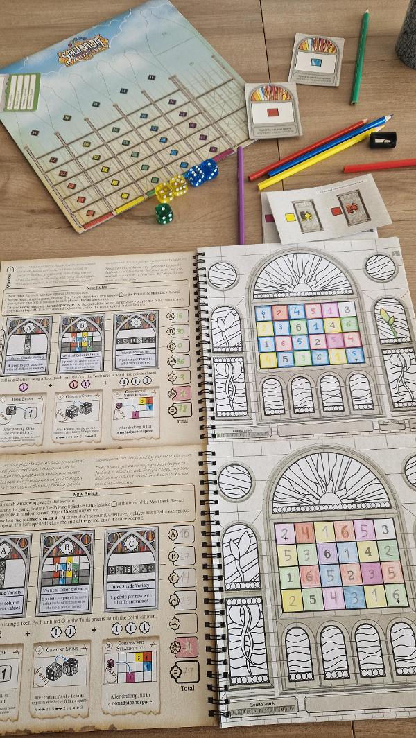 Sagrada Artisans on the table, photo by Pere