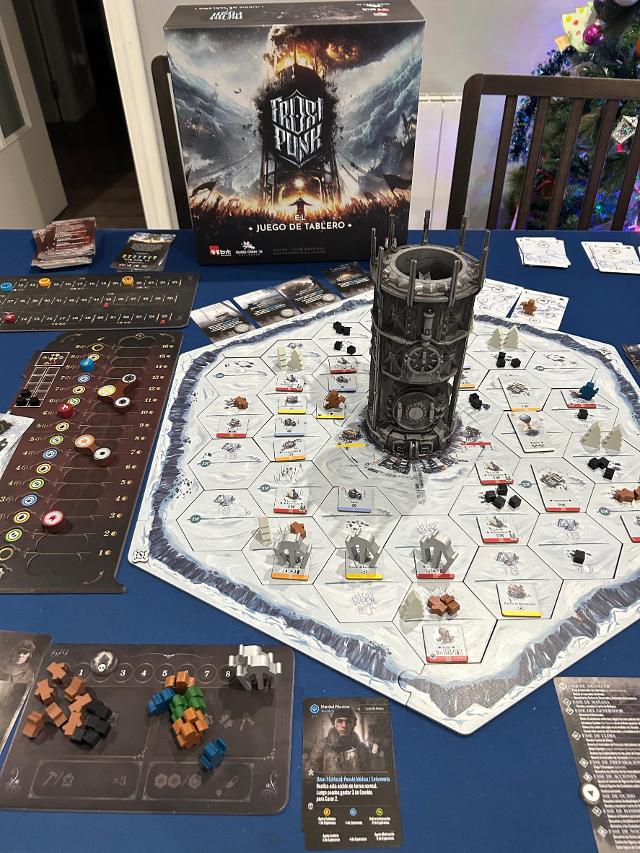 Frostpunk: The Board Game pe masă, fotografie de David