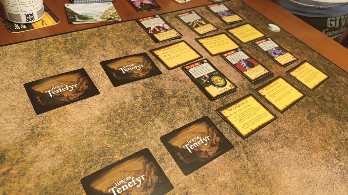 Heroes of Tenefyr on the table, photo by Tazmanian