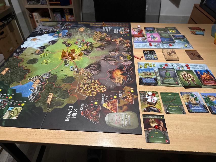 Fate: Defenders of Grimheim on the table, photo by Noel