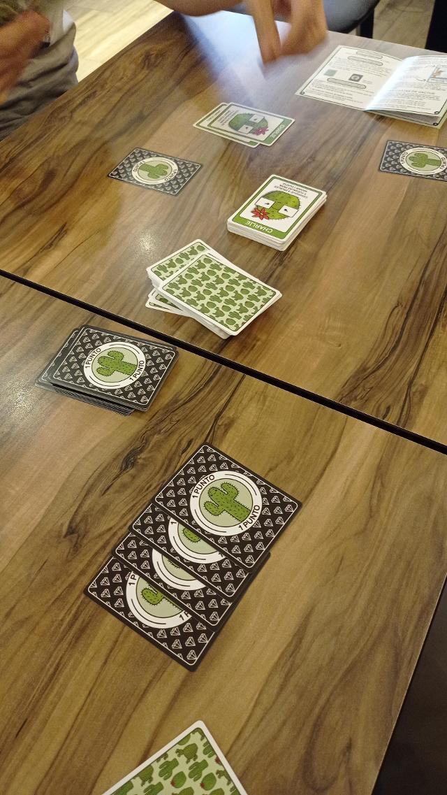 Cactus Game on the table, photo by Carcolo