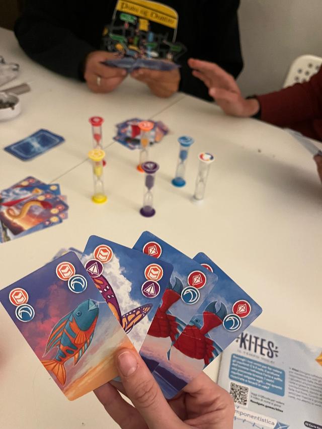Kites på bordet, foto af rox