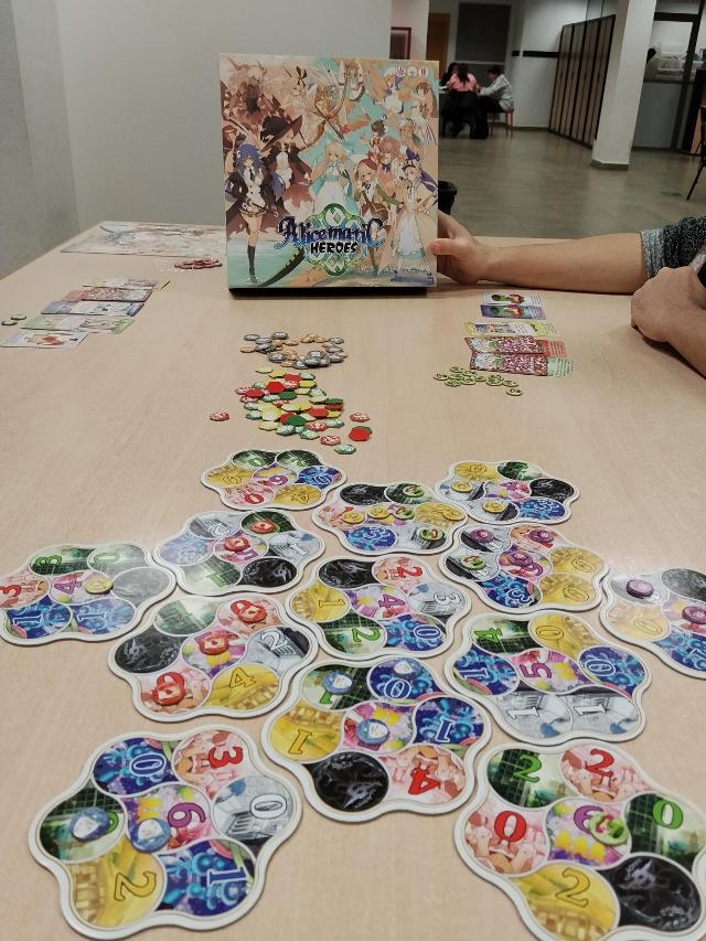 Alicematic Heroes on the table, photo by Amy