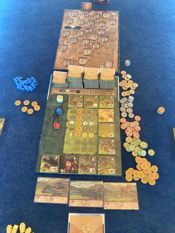 Glen More II: Chronicles auf dem Tisch, Foto von David