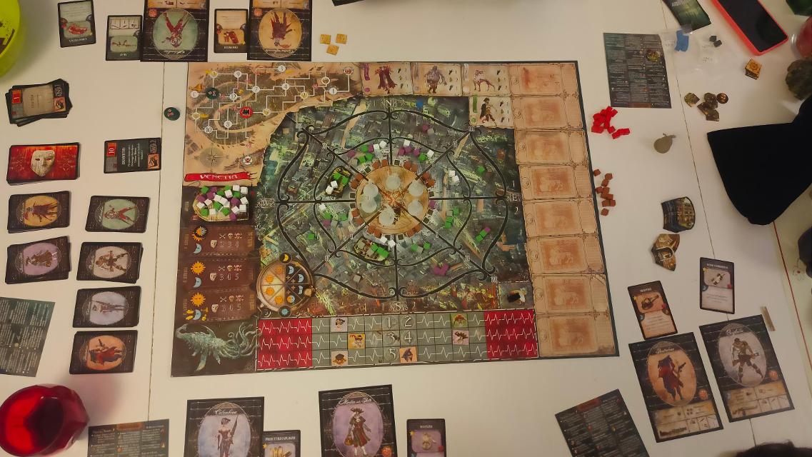 Carnival Zombie: 2nd Edition on the table, photo by Xerta