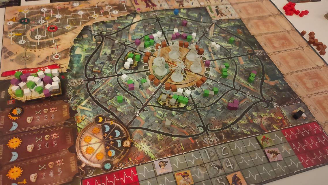Carnival Zombie: 2nd Edition on the table, photo by Xerta