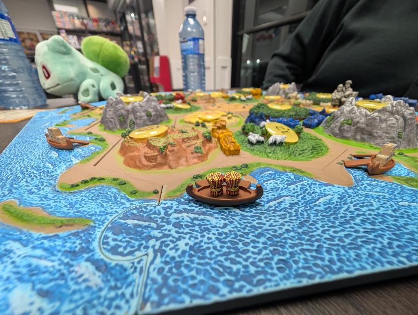 Catan: Edición 3D sobre la taula, foto de Brandon Storm