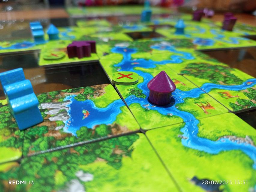 Carcassonne: Hunters and Gatherers on the table, photo by MarFe MaAn