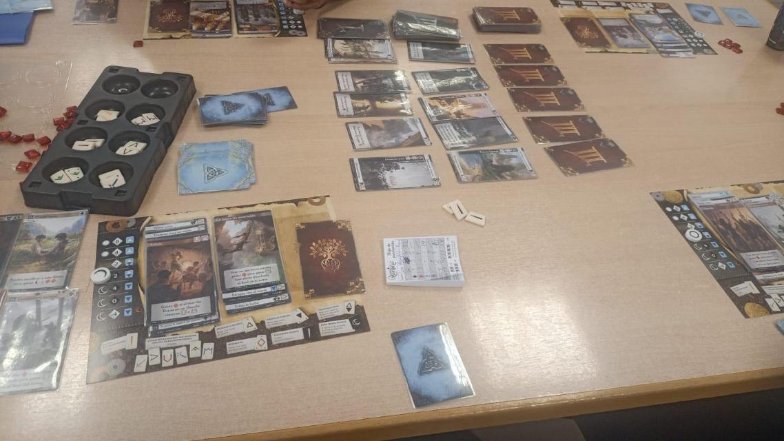 Call to Adventure on the table, photo by Pascual