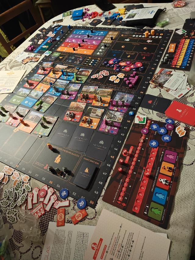 Hegemony: Lead Your Class to Victory on the table, photo by Johann