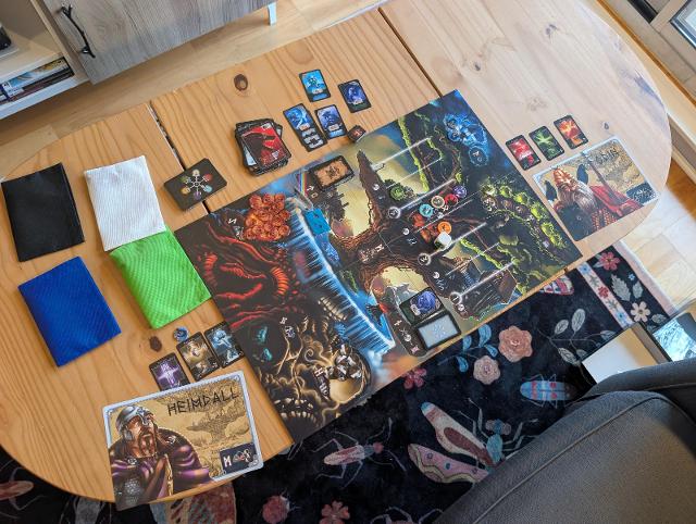 Yggdrasil on the table, photo by Brandon Storm
