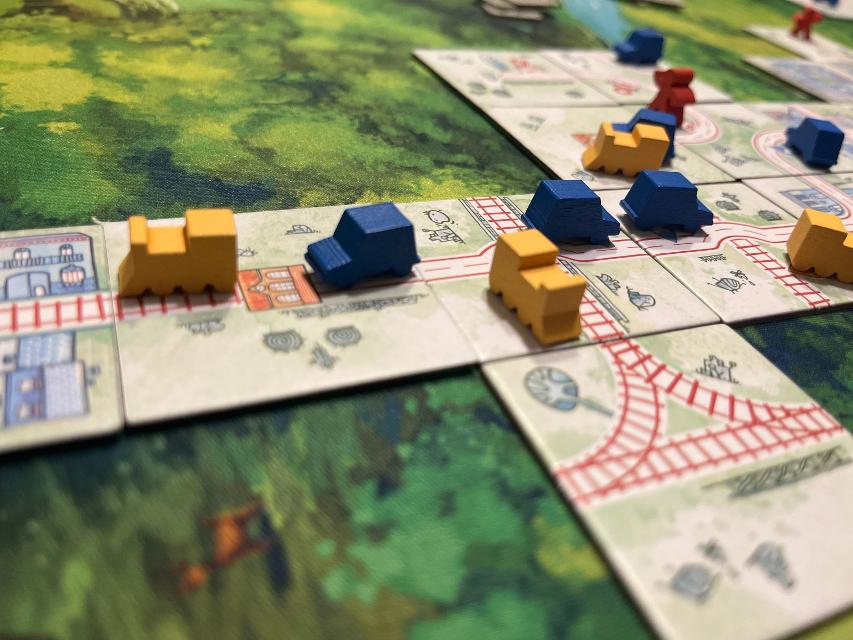 Railroad Tiles on the table, photo by Sergio Zer
