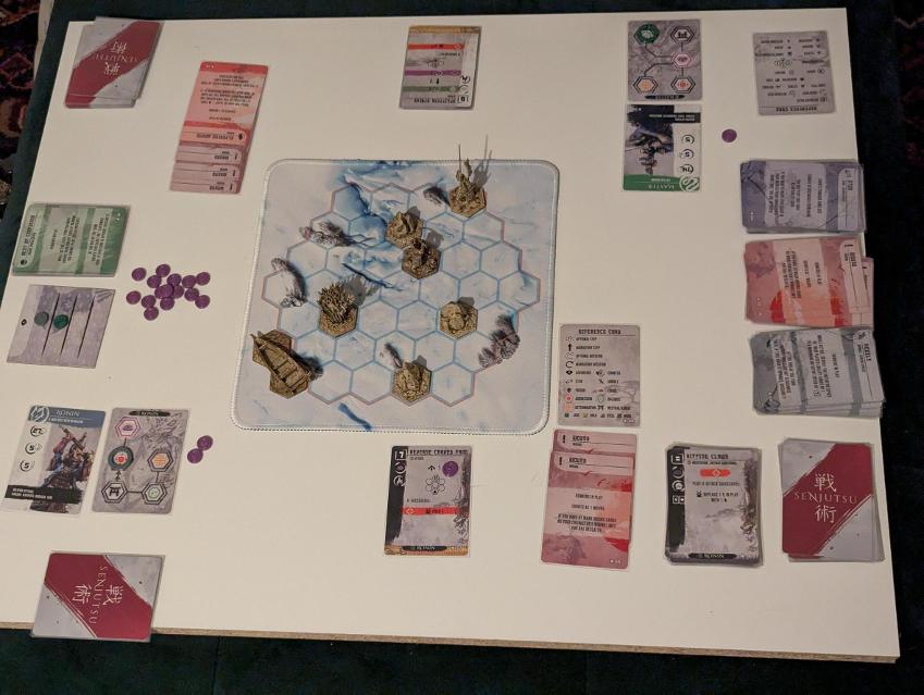 Senjutsu: Battaglia per il Giappone sul tavolo, foto di Blaine