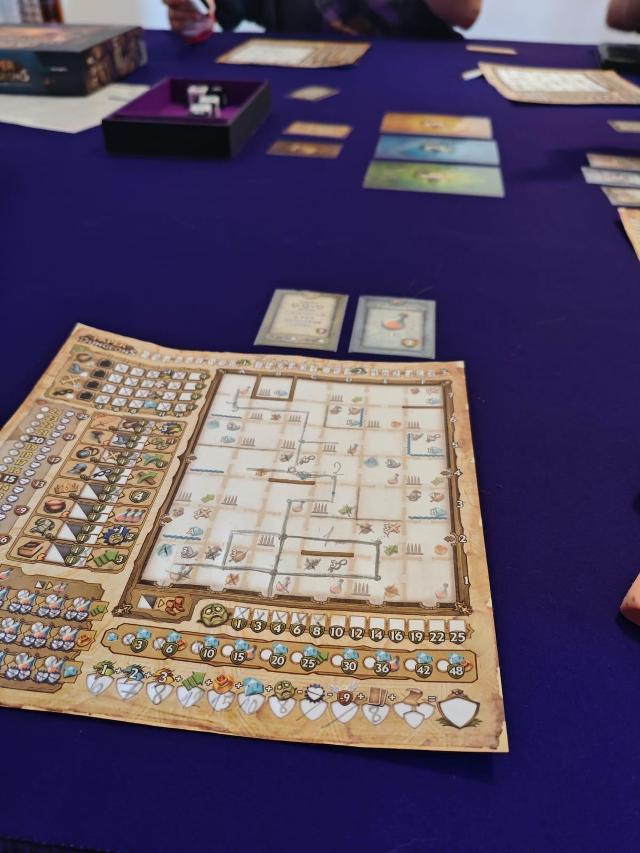 Paper Dungeons: A Dungeon Scrawler Game on the table, photo by Pauliss