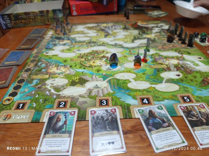 The Lord of the Rings: Adventure to Mount Doom on the table, photo by MarFe MaAn