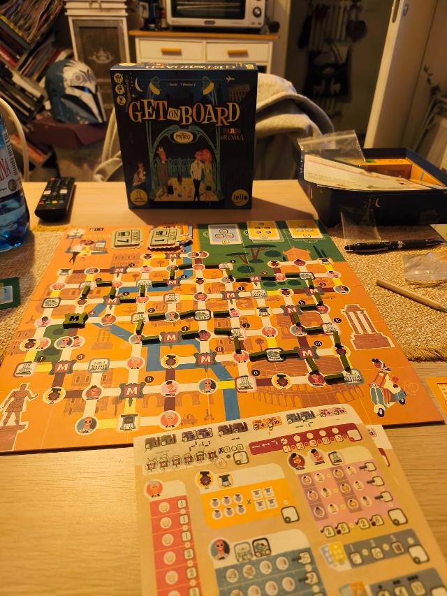 Get on Board: Paris & Roma on the table, photo by Alessia Celadin