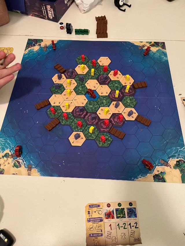 Survive The Island on the table, photo by rox