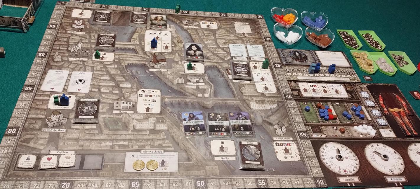 Abomination: The Heir of Frankenstein on the table, photo by Merche