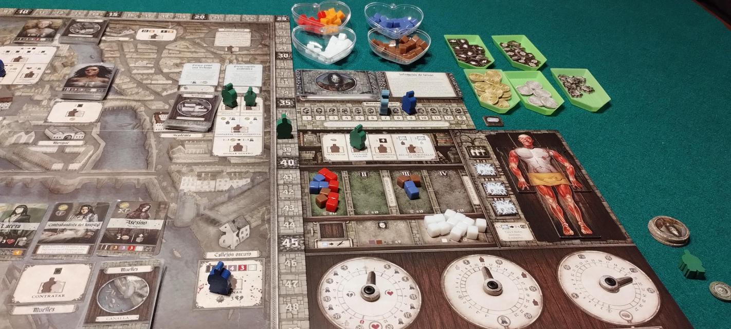 Abomination: The Heir of Frankenstein on the table, photo by Merche