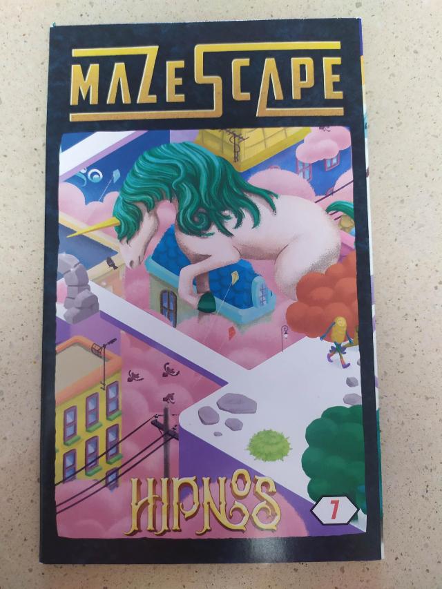 Mazescape Kids: Hipnos on the table, photo by Daniel