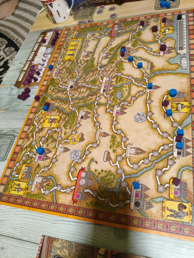 Hansa Teutonica sobre la taula, foto de xela daba