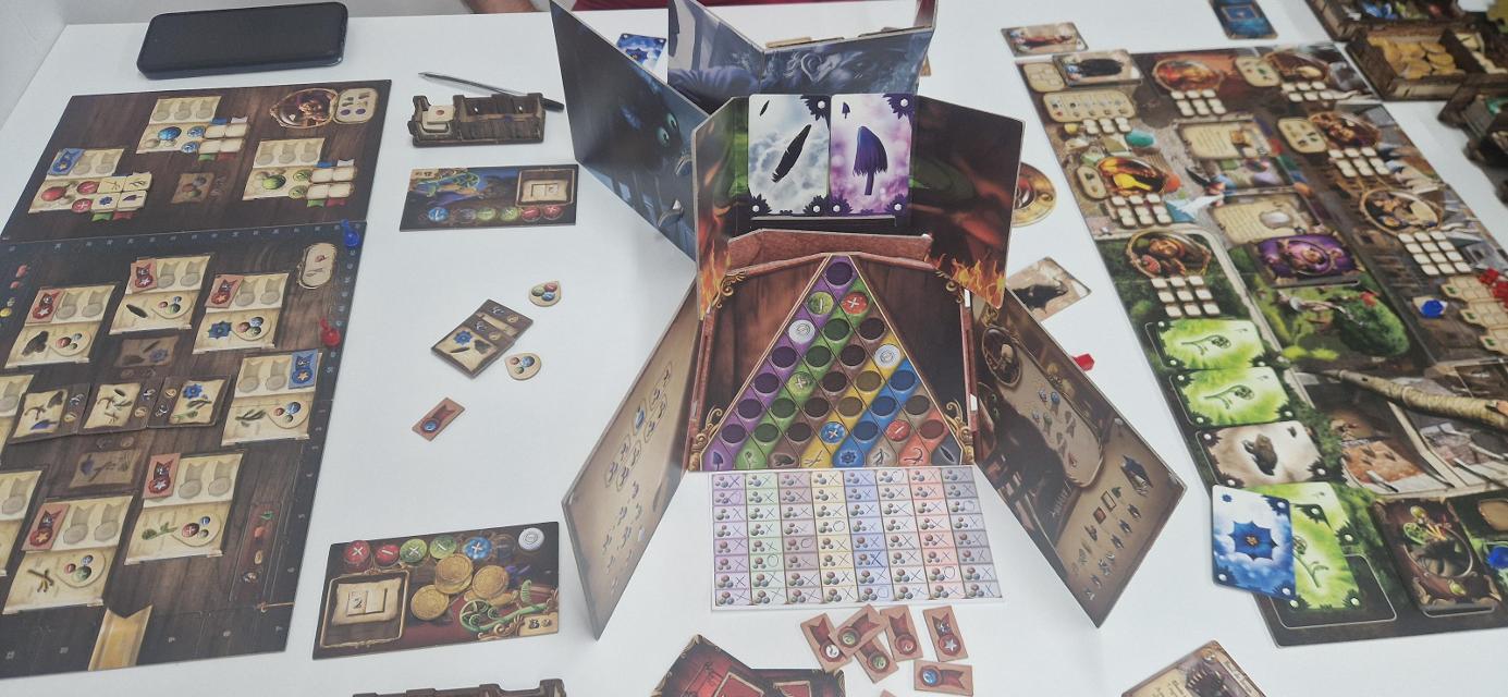 Alchemists på bordet, bilde av Pere