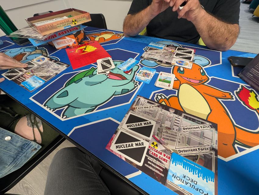 Nuclear War on the table, photo by Brandon Storm