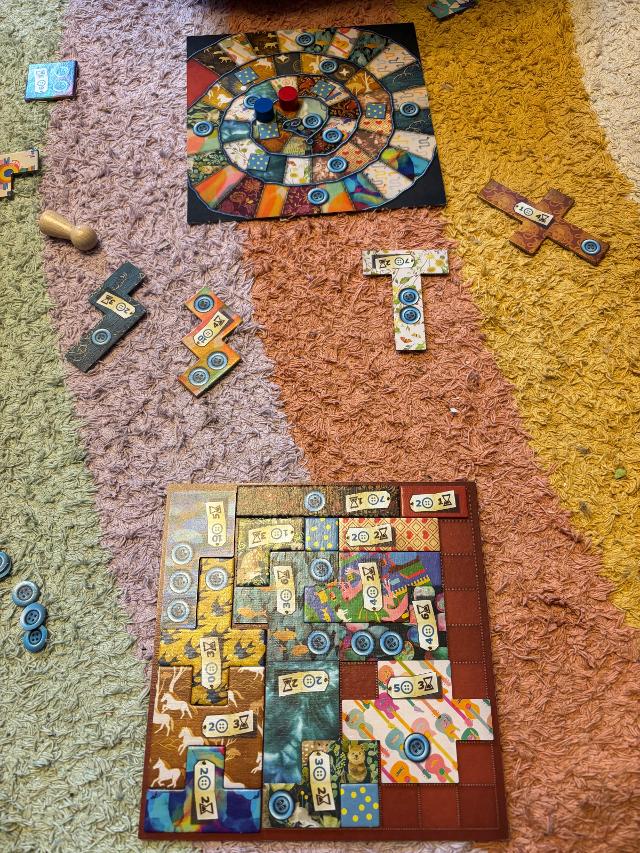 Patchwork sobre la taula, foto de Nina