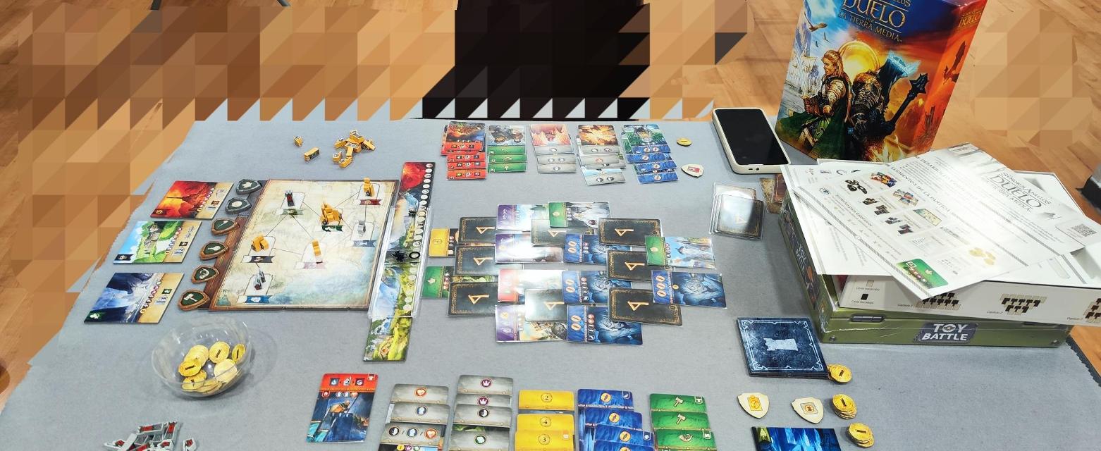 The Lord of the Rings: Duel for Middle-earth on the table, photo by Iker Arbizu Azurmendi