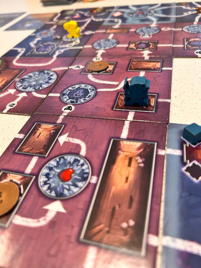 Clank!: Catacombs on the table, photo by Andres