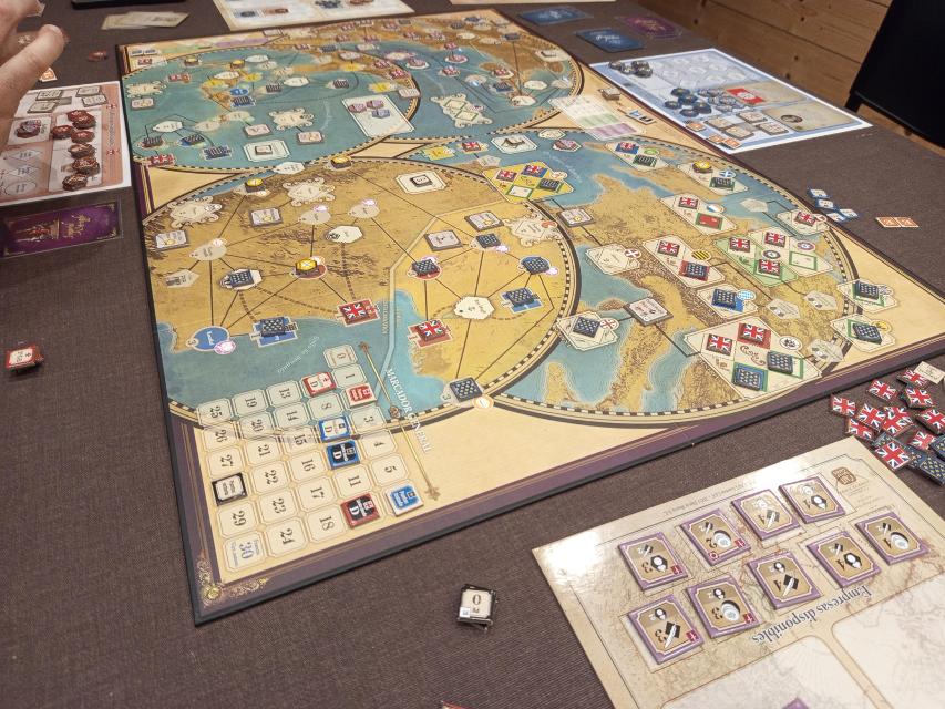 Imperial Struggle på bordet, foto af Ferran A Sales