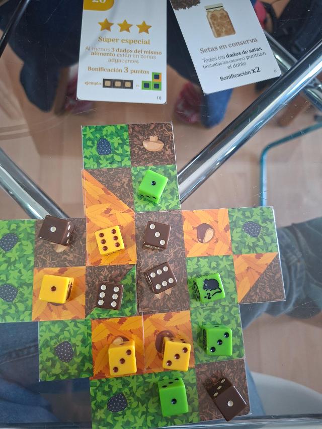 Forage: A 9 card solitaire game on the table, photo by Artur Rodríguez Coma