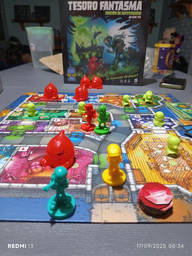 Ghost Fightin' Treasure Hunters: Anniversary Edition on the table, photo by MarFe MaAn