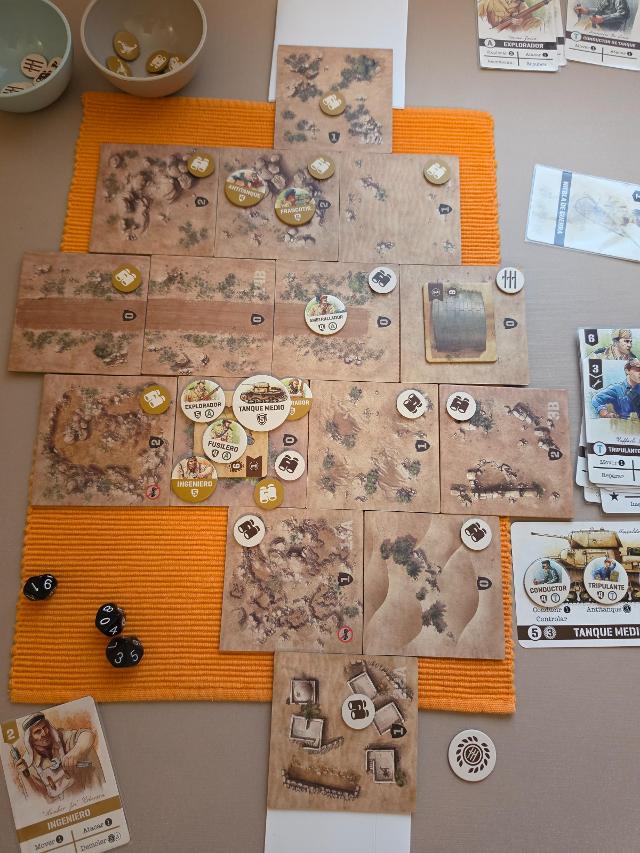 Undaunted: North Africa on the table, photo by Iggy