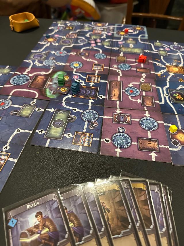 Clank!: Catacombs on the table, photo by Neung Vir