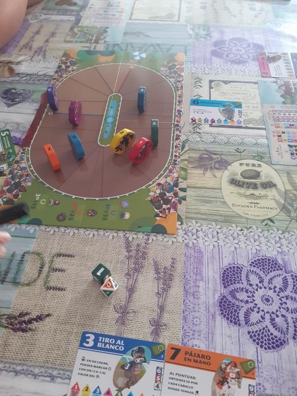 Long Shot: The Dice Game on the table, photo by Raúl