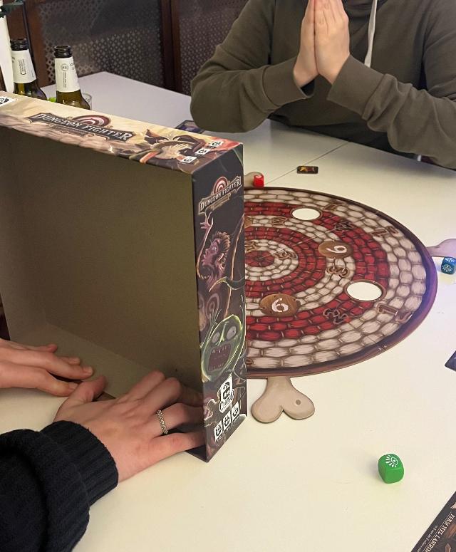 Dungeon Fighter: Second Edition on the table, photo by rox