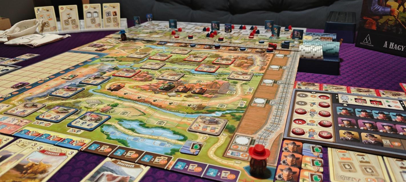 Great Western Trail: Second Edition sur la table, photo de onyxo