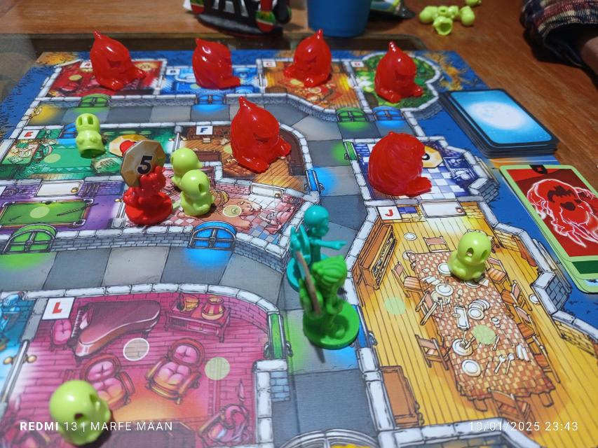 Ghost Fightin' Treasure Hunters: Anniversary Edition on the table, photo by MarFe MaAn