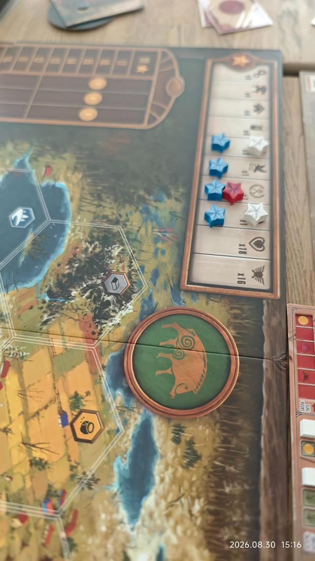 Scythe sul tavolo, foto di FazerGD