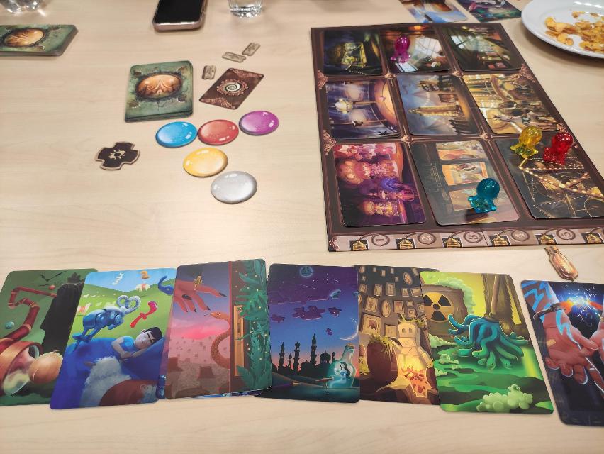 Mysterium Park på bordet, foto af Sebashi