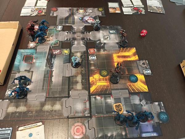 DOOM: The Board Game on the table, photo by Roger